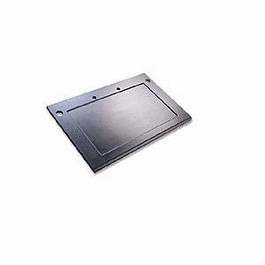 SpillStopper Work Surface, 4 ft. w x 36 in. d, with cupsink cutouts, left rear and right side