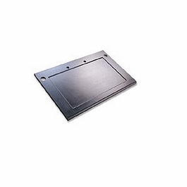 SpillStopper Work Surface, 3 ft. w x 30 in. d, with cupsink cutouts, left side and right rear