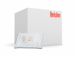Berkshire Sterile SatPax MSVP Low Endotoxin, Gamma Irad, 70 IPA/30 WFI-H2O, 60 Percent Sat, 100 Percent Polyester Wiper, 9 x 9 in.