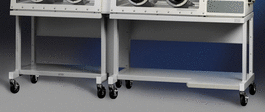 Double Glove Box Mobile Base Stand