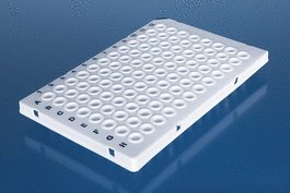 96-well White PCR Plates, semi-skirted, low-profile, 0.15mL, 10 bags of 5