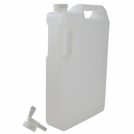 Dynalon HDPE Bottle Space Saver with Faucet, 5L