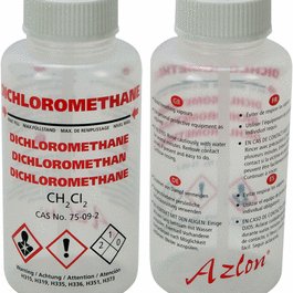 Dynalon PP GHS Wash Bottle, Dichloromethane, 500 mL