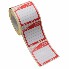 Dynalon Close-it Food Label Red Printed, 150 mm
