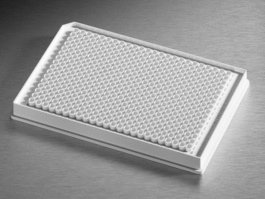 Corning 384-well Low Volume White Flat Bottom Polystyrene NBS Microplate, 10 per Bag, without Lid, Nonsterile
