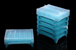 PCR Tube Rack, 96 Well, 8 x 12, Five Racks and One Lid, 5 pcs, 5/pk, 25/cs
