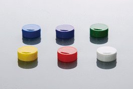 Cap Insert for Cryogenic Vial, Blue, 100/pk, 1000/cs