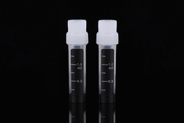 3D Barcode 1.8 mL Cryogenic Vial, Self-Standing, External Thread, 10 x 10/rack, 10 racks /cs, 1000 vials/cs