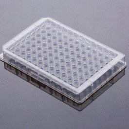 0.36 mL 96-Well Deep Well Plate, V-Bottom, Round Well, Sterile, 5/pk, 50/cs