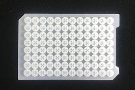 96 Well Round Well Silicone Sealing Mat, 2.0 mL, Sterile, 10/pk, 50/cs
