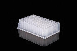 1.3 mL 96-Well Deep Well Plate, U-Bottom, Round Well, Non-Sterile, 5/pk, 50/cs
