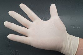 Latex Examination Gloves, Powder Free, Large, White, 100/box,1000/cs