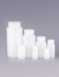 500 mL Natural Color Round HDPE Storage Bottle, Wide Mouth, Sterile, 5/pk, 50/cs