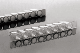 0.1 mL PCR 8-strip Tubes, Clear, Sterile, 125/pk, 1250/cs