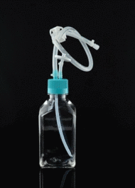 250mL PETG Storage Bottle, Bio-directional Transfer Cap with TPE Tube (60cm 1/8 ID 1/4 OD), Male CPC Connector with Female Sealing Cap, Vent Filter (0.22 m 24mm), Sterile, 1/pk, 10/cs