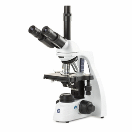 bScope Trinocular Microscope, HWF 10x/20 mm, Quintuple Nosepiece w/ E-plan