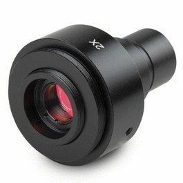 Universal SLR Adapter with Built-in 2x Lens for Standard 23.2 mm Tube. Needs T2 Adapter