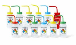 Water UniSafe(TM) Printed Wash Bottle, 500 mL, LDPE