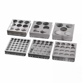 Nalgene 100 mL Beaker 9 x 18 Rack for Solaris Shaker 18 x 18, 18 x 24, 18 x 30, and 36 x 24 Platforms, 16 places per rack