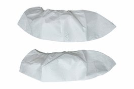 Sterile White Shoe Covers, CHEMO TESTED 1 pair/bag, 10 pair/secondary bag, 200 pair/case