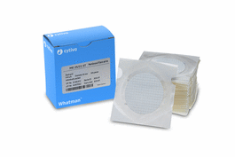 ME25/21 Mixed Cellulose Ester Membrane Circle, 47 mm 0.45 um, white membane with black gridlines, sterile