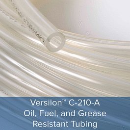 Versilon C-210-A Oil, Fuel, and Grease Resistant Tubing, 1 in. ID x 1-1/4 in. OD; 50 Ft