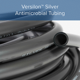 Versilon(TM) Silver Antimicrobial Tubing, 1/2 in. ID x 3/4 OD; 50 ft