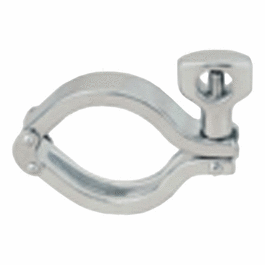 Cole-Parmer Fitting, 304 Stainless Steel, Sanitary Clamp, 2