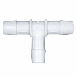 Cole-Parmer Hose Barb Fitting, Tee Union, Medical Nylon, Cleanroom Packed, 3/8 in. ID