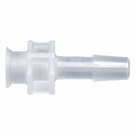 Cole-Parmer Luer to Hose Barb Fitting, Straight Adapter, Animal-Derivative-Free Polypropylene, Cleanroom Packed, Large Bore Female Luer x 1/4 in. ID
