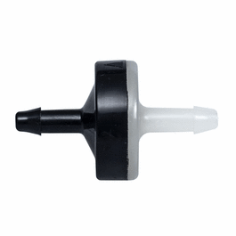 Cole-Parmer Miniature Check Valve, Nylon Housing, Silicone Diaphragm, 1/4 in. ID