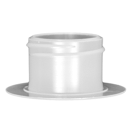 Cole-Parmer Port Disk Threaded Fitting, Natural Kynar(R) Flex, Cleanroom Packed, 38-400 1 in. Thread