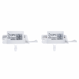 CPC (Colder) AseptiQuik S(R) Quick-Disconnect Fitting, Low-Flow, Genderless Hose Barb, High-Temperature Polycarbonate, 1/4 in. ID