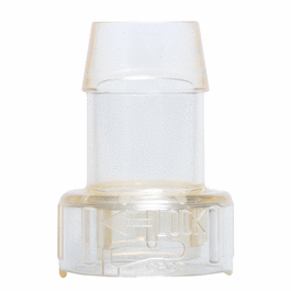CPC (Colder) MPU(R) Quick-Disconnect Fitting, Twist-to-Connect, Hose Barb Body, Polysulfone, Non-Valved, 1 in. ID