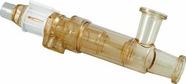 CPC (Colder) Steam-Thru(R) II Sanitary Steam-in-Place Connector, Two Cycle, Polysulfone with Polycarbonate Sleeve, 1/2 in. ID x 3/4 in. x 1-1/2 in. Sanitary