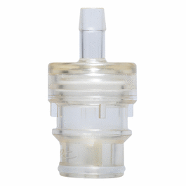 CPC (Colder) HFC Quick-Disconnect Fitting, Hose Barb Insert, Polysulfone with Alloy C-276 Valve, 1/2 in. ID