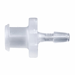 Cole-Parmer Luer to Hose Barb Fitting, Straight Adapter, Animal-Derivative-Free Polypropylene, Cleanroom Packed, Female Luer x 3/16 in. ID