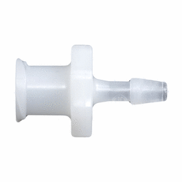 Cole-Parmer Luer to Hose Barb Fitting, Straight Adapter, Natural Nylon, Cleanroom Packed, Male Luer x 1/8 in. ID