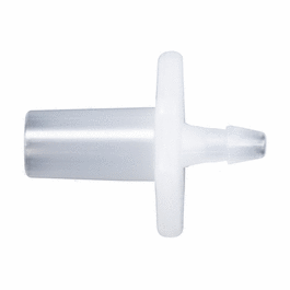 Cole-Parmer Luer to Hose Barb Fitting, Straight Adapter, Natural Nylon, Cleanoom Packed, Male Slip Luer x 1/4 in. ID
