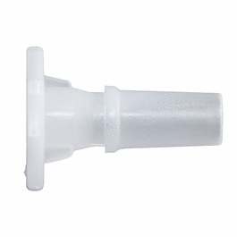 Cole-Parmer Luer to Plug Fitting, Straight Adapter, CrystalVu(TM), Cleanroom Packed, Rotating Male Luer Lock