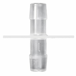 Cole-Parmer Port Disk Hose Barb Fitting, Engage(TM) 8402, Opposing Barb, Cleanroom Packed, 1/2 in. ID