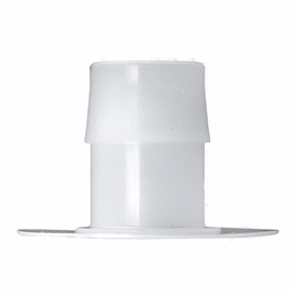 Cole-Parmer Port Disk Hose Barb Fitting, Polypropylene, No Dimples, Cleanroom Packed, 1 in. ID
