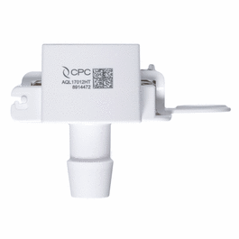 CPC (Colder) AseptiQuik L(R) Quick-Disconnect Fitting, High-Flow, Genderless Hose Barb, High-Temperature Polycarbonate, 1 in. ID