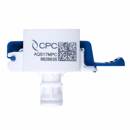 CPC (Colder) AseptiQuik S(R) Quick-Disconnect Fitting, Low-Flow, Genderless Insert, High-Temperature Polycarbonate, MPC Insert