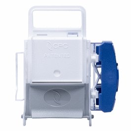 CPC (Colder) AseptiQuik W(R) Quick-Disconnect Fitting, High-Flow Large-Bore, Genderless Sanitary, High-Temperature Polycarbonate, 1-1/2 in. Sanitary