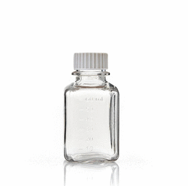 EZBio Bottle, PC, 60 mL, 24-415 Neck, Closed Cap, Sterilized, 24