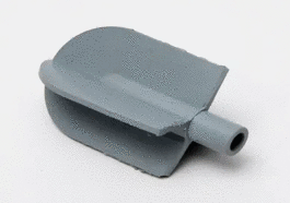 Round Rubber Bottom Glass Cleaner