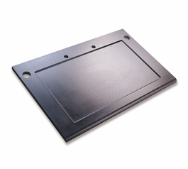 SpillStopper Work Surface, 10 ft. w x 36 in. d, with cupsink cutouts, left and right sides