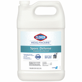 Clorox Healthcare(R) Spore10 Defense Cleaner Disinfectant, Refill Bottle, 128 oz, 4/cs