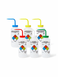 Ethanol UniSafe(TM) Vented Wash Bottle, 1000 mL, LDPE